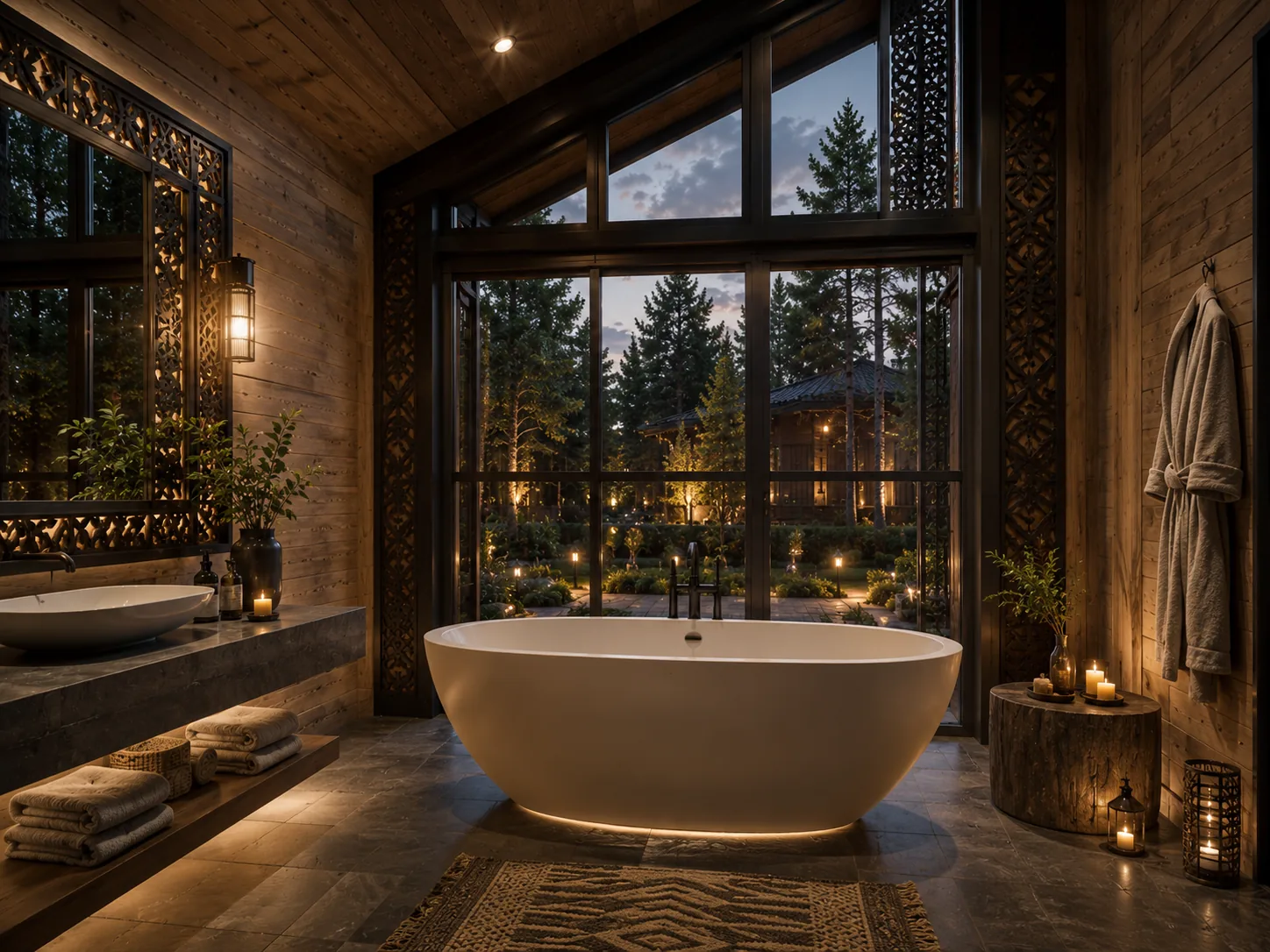 Дом Усадьба XXI в.  Кованый — интерьер санузла — миниатюра